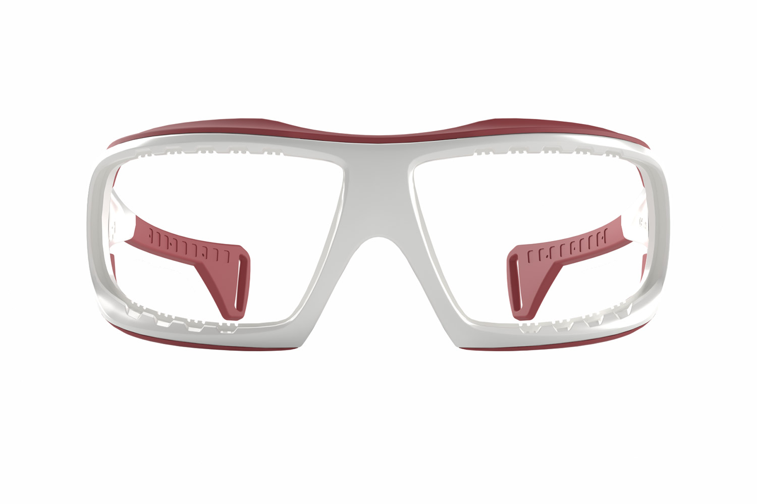 Frame: Gloss White / Red Rubber