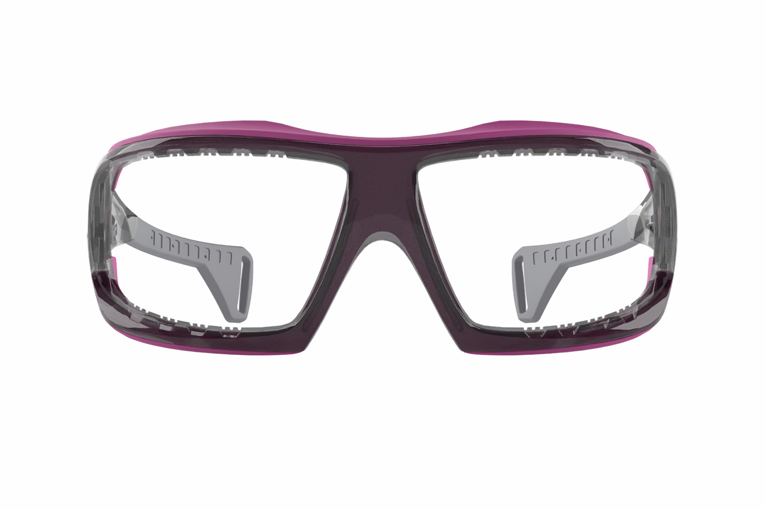 Frame: Gloss Transparent Grey / Pink Rubber