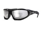 Frame: Gloss Black; Lenses: ecLiPse Smoke - Silver Mirror